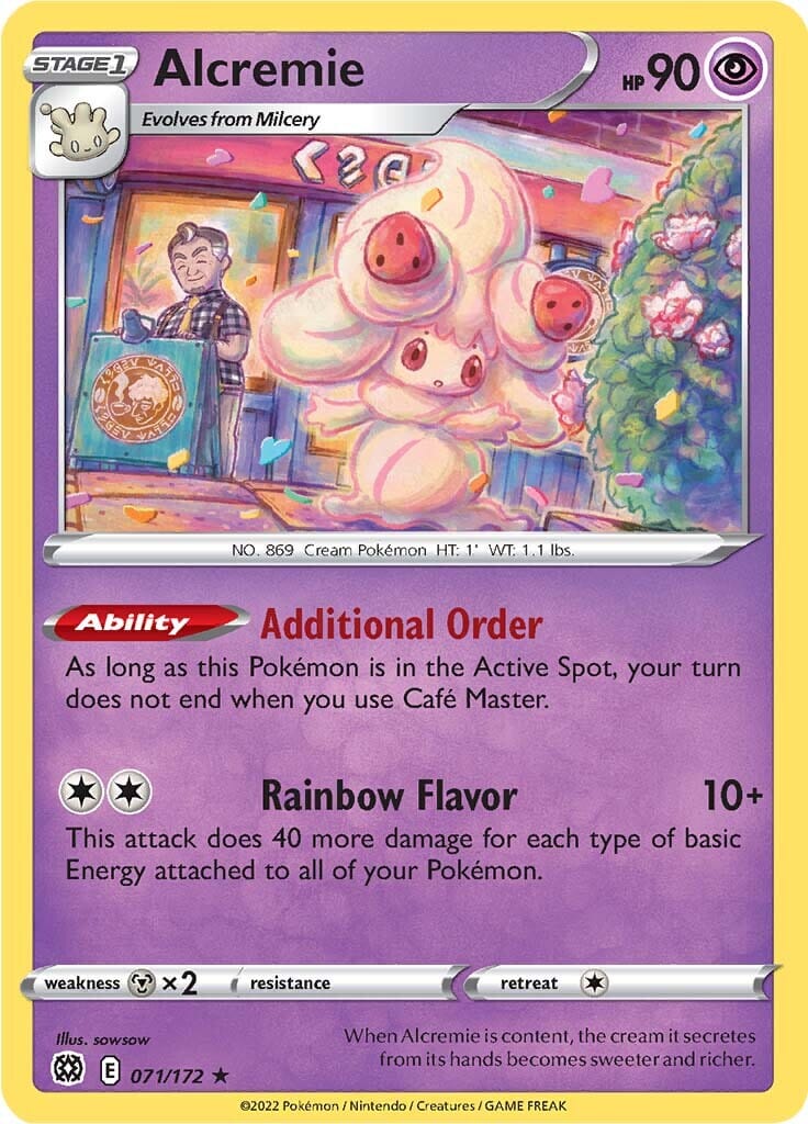 Alcremie (071/172) [Sword & Shield: Brilliant Stars] Pokemon Single Pokémon  | Multizone: Comics And Games