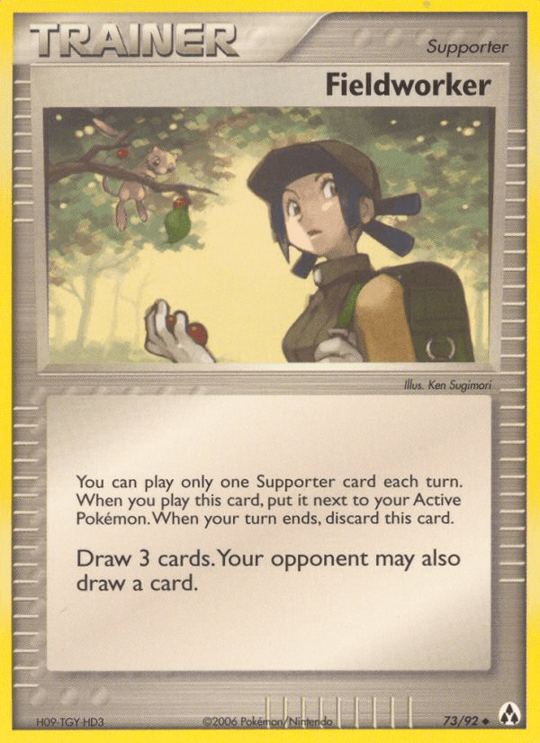 Fieldworker (73/92) [EX: Legend Maker] Pokemon Single Pokémon  | Multizone: Comics And Games
