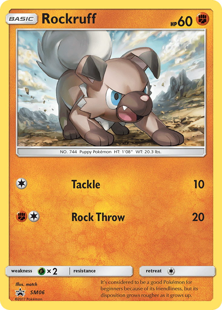Rockruff (SM06) [Sun & Moon: Black Star Promos] Pokemon Single Pokémon  | Multizone: Comics And Games