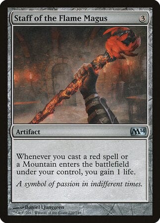 Staff of the Flame Magus [Magic 2014] MTG Single Magic: The Gathering  | Multizone: Comics And Games