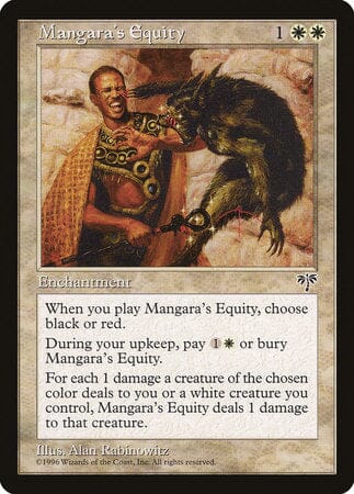 Mangara's Equity [Mirage] MTG Single Magic: The Gathering  | Multizone: Comics And Games