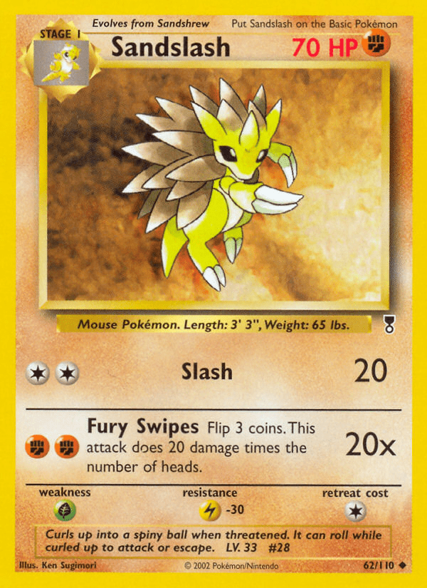 Sandslash (62/110) [Legendary Collection] Pokemon Single Pokémon  | Multizone: Comics And Games