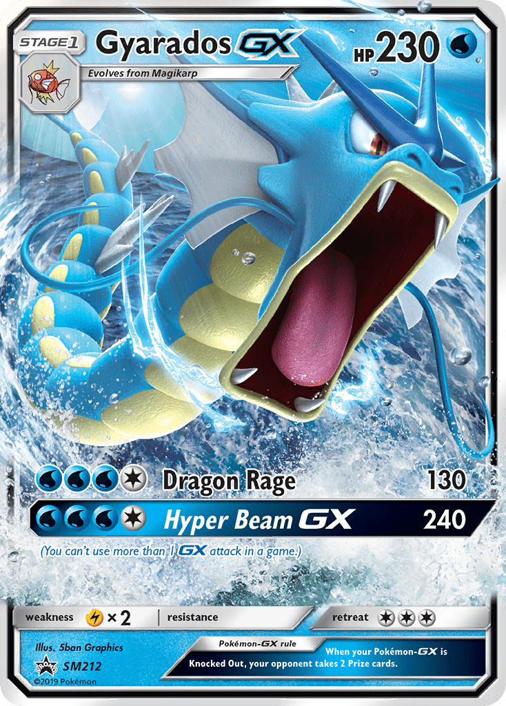 Gyarados GX (SM212) [Sun & Moon: Black Star Promos] Pokemon Single Pokémon  | Multizone: Comics And Games