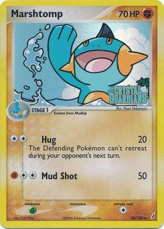Marshtomp (38/100) (Stamped) [EX: Crystal Guardians] Pokemon Single Pokémon  | Multizone: Comics And Games