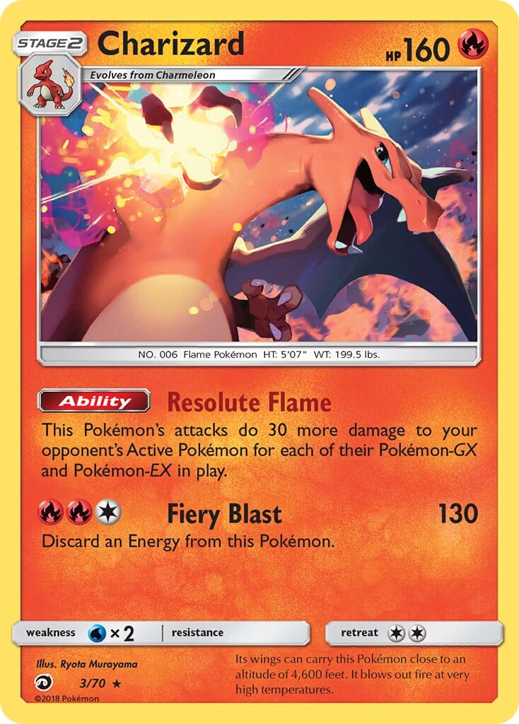 Charizard (3/70) (Let's Play, Eevee) (Theme Deck Exclusive) [Sun & Moon: Dragon Majesty] Pokemon Single Pokémon  | Multizone: Comics And Games