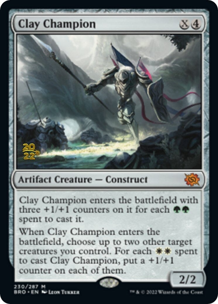 Clay Champion [The Brothers' War: Prerelease Promos] MTG Single Magic: The Gathering  | Multizone: Comics And Games