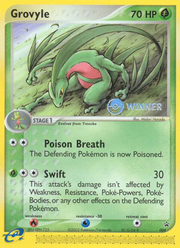 Grovyle (004) [Nintendo: Black Star Promos] Pokemon Single Pokémon  | Multizone: Comics And Games