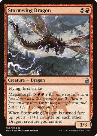 Stormwing Dragon [Dragons of Tarkir] MTG Single Magic: The Gathering  | Multizone: Comics And Games