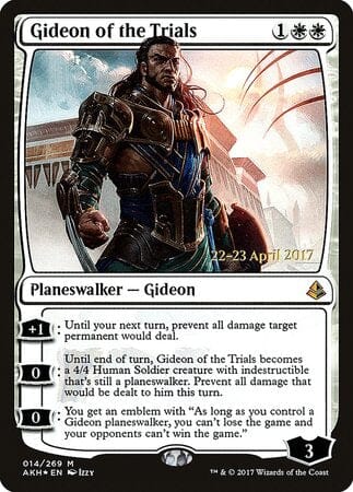 Gideon of the Trials [Amonkhet Promos] MTG Single Magic: The Gathering  | Multizone: Comics And Games