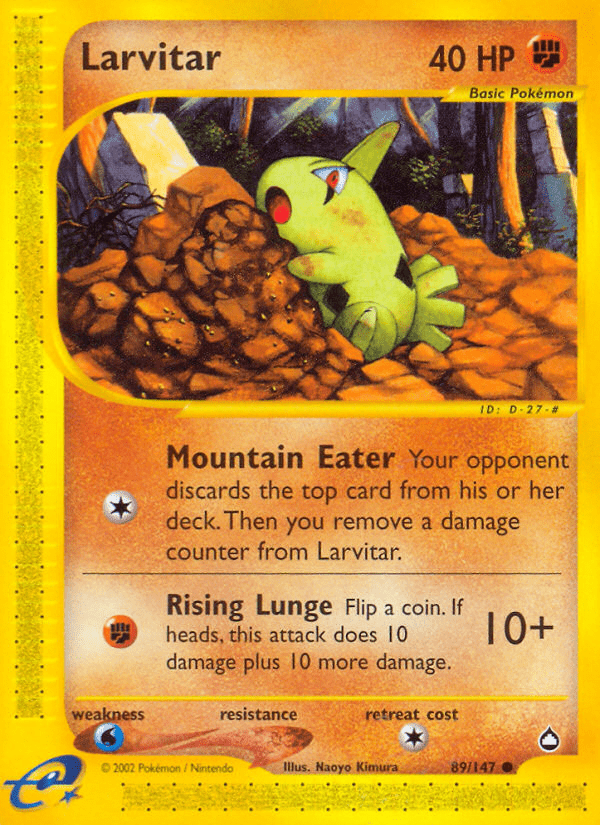 Larvitar (89/147) [Aquapolis] Pokemon Single Pokémon  | Multizone: Comics And Games