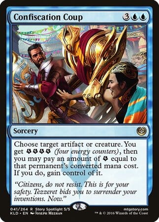 Confiscation Coup [Kaladesh] MTG Single Magic: The Gathering  | Multizone: Comics And Games