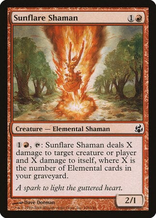 Sunflare Shaman [Morningtide] MTG Single Magic: The Gathering  | Multizone: Comics And Games