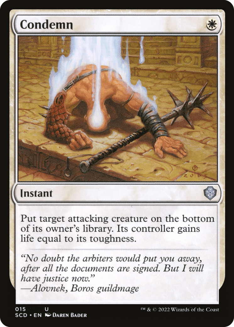 Condemn [Starter Commander Decks] MTG Single Magic: The Gathering  | Multizone: Comics And Games