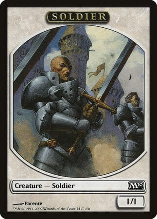 Soldier Token [Magic 2010 Tokens] MTG Single Magic: The Gathering  | Multizone: Comics And Games