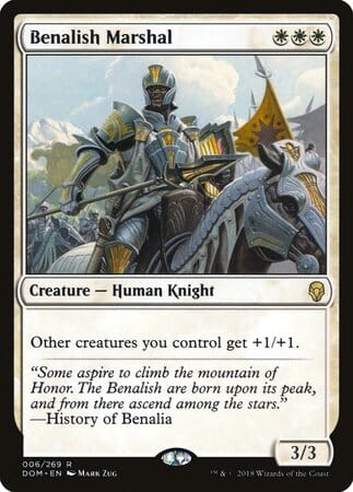 Benalish Marshal [Dominaria] MTG Single Magic: The Gathering  | Multizone: Comics And Games