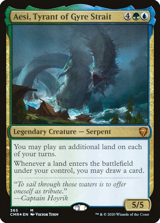 Aesi, Tyrant of Gyre Strait [Commander Legends Commander Deck] MTG Single Magic: The Gathering  | Multizone: Comics And Games