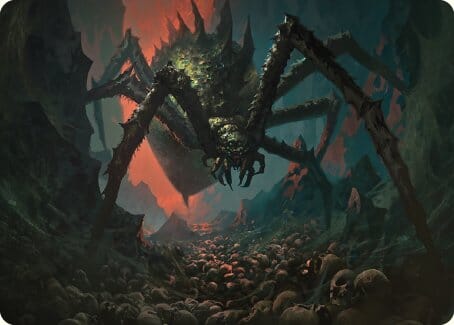 Shelob, Child of Ungoliant Art Card [The Lord of the Rings: Tales of Middle-earth Art Series] MTG Single Magic: The Gathering  | Multizone: Comics And Games