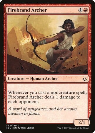 Firebrand Archer [Hour of Devastation] MTG Single Magic: The Gathering  | Multizone: Comics And Games