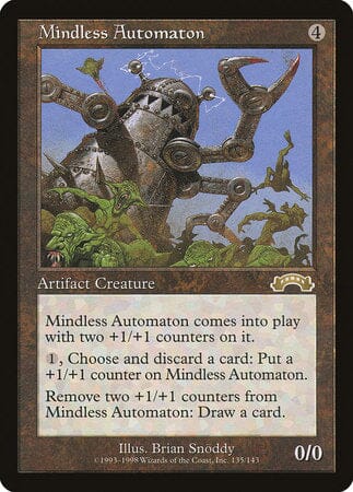 Mindless Automaton [Exodus] MTG Single Magic: The Gathering  | Multizone: Comics And Games