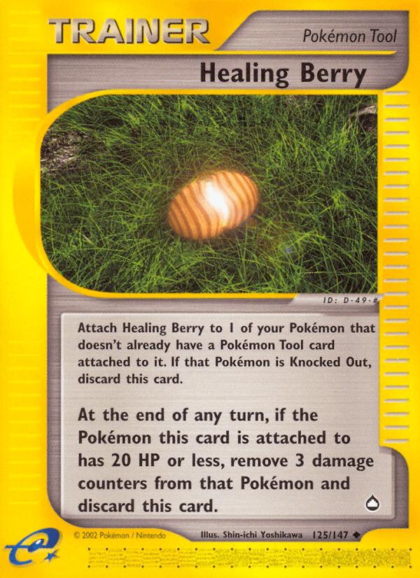 Healing Berry (125/147) [Aquapolis] Pokemon Single Pokémon  | Multizone: Comics And Games
