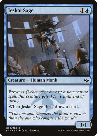 Jeskai Sage [Fate Reforged] MTG Single Magic: The Gathering  | Multizone: Comics And Games