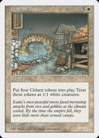 Icatian Town [Fifth Edition] MTG Single Magic: The Gathering  | Multizone: Comics And Games