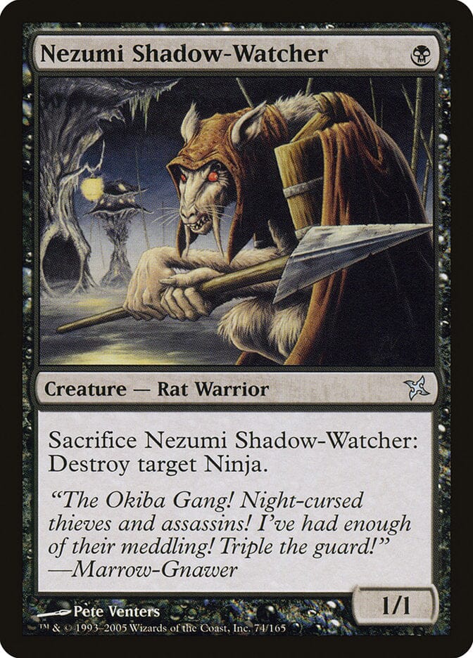 Nezumi Shadow-Watcher [Betrayers of Kamigawa] MTG Single Magic: The Gathering  | Multizone: Comics And Games
