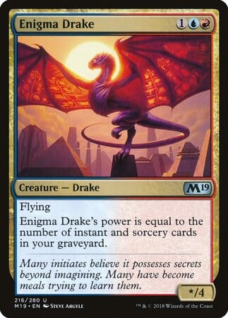 Enigma Drake [Core Set 2019] MTG Single Magic: The Gathering  | Multizone: Comics And Games