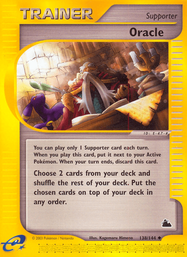 Oracle (138/144) [Skyridge] Pokemon Single Pokémon  | Multizone: Comics And Games