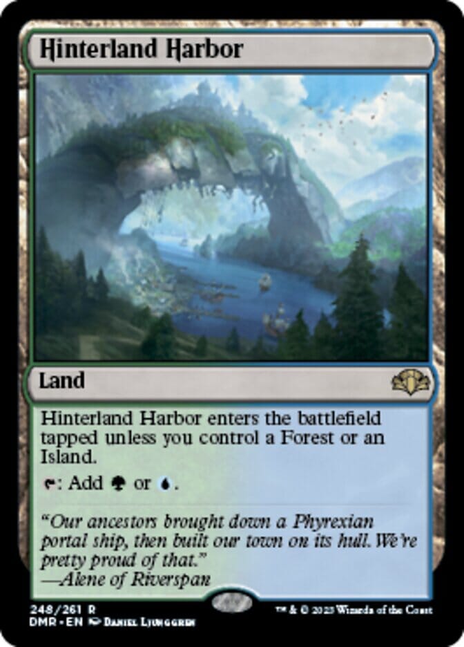 Hinterland Harbor [Dominaria Remastered] MTG Single Magic: The Gathering  | Multizone: Comics And Games