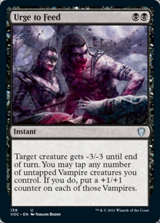 Urge to Feed [Innistrad: Crimson Vow Commander] MTG Single Magic: The Gathering  | Multizone: Comics And Games