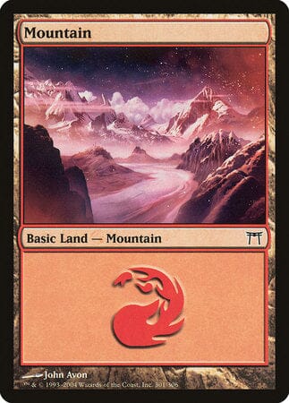 Mountain (301) [Champions of Kamigawa] MTG Single Magic: The Gathering  | Multizone: Comics And Games