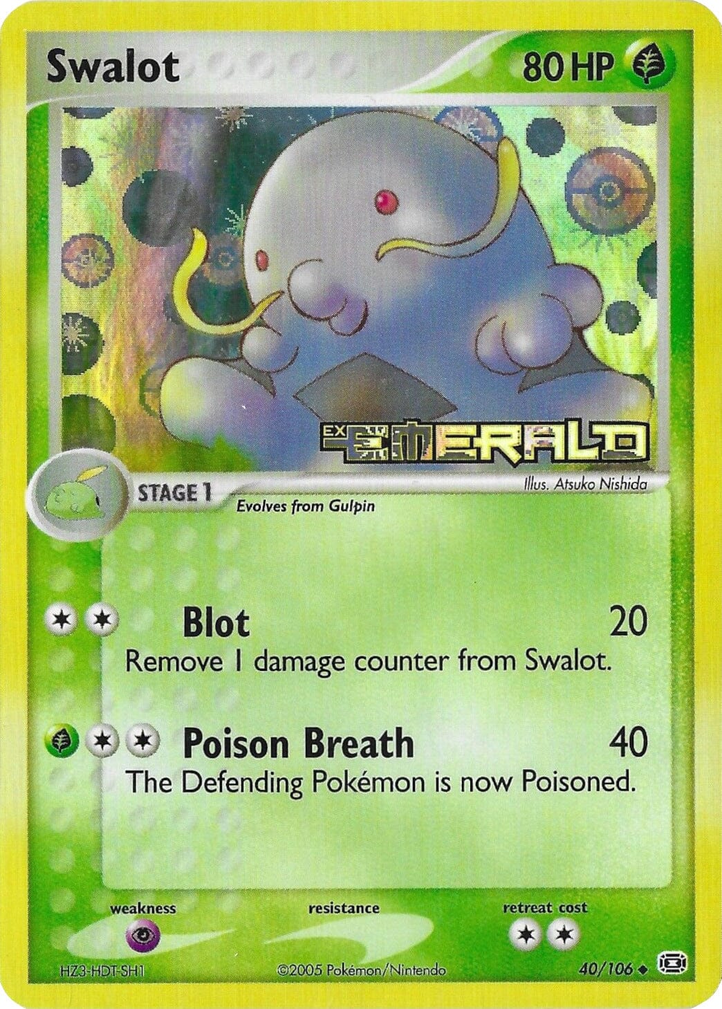 Swalot (40/106) (Stamped) [EX: Emerald] Pokemon Single Pokémon  | Multizone: Comics And Games