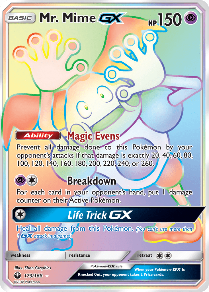 Mr. Mime GX (173/168) [Sun & Moon: Celestial Storm] Pokemon Single Pokémon  | Multizone: Comics And Games