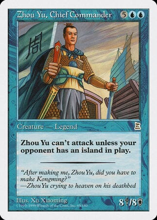 Zhou Yu, Chief Commander [Portal Three Kingdoms] MTG Single Magic: The Gathering  | Multizone: Comics And Games