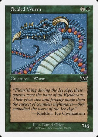 Scaled Wurm [Classic Sixth Edition] MTG Single Magic: The Gathering  | Multizone: Comics And Games
