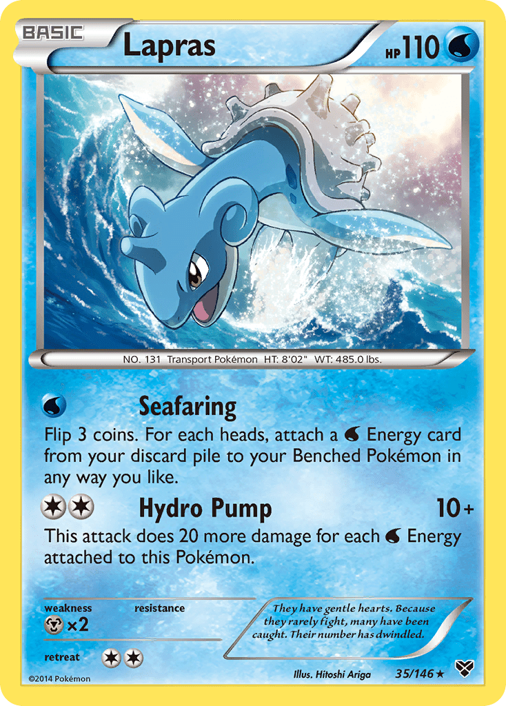 Lapras (35/146) [XY: Base Set] Pokemon Single Pokémon  | Multizone: Comics And Games