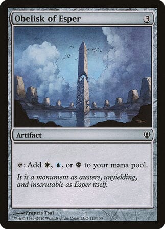 Obelisk of Esper [Archenemy] MTG Single Magic: The Gathering  | Multizone: Comics And Games