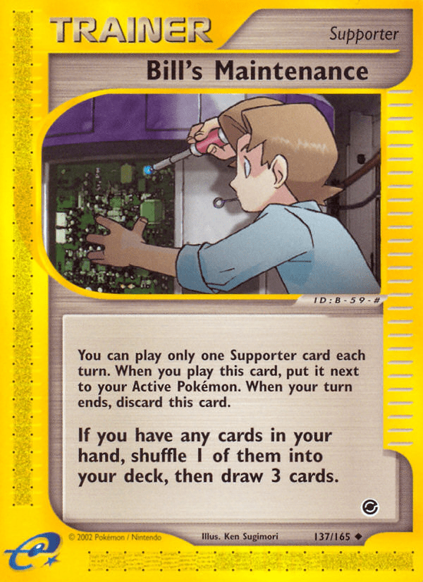Bill's Maintenance (137/165) [Expedition: Base Set] Pokemon Single Pokémon  | Multizone: Comics And Games