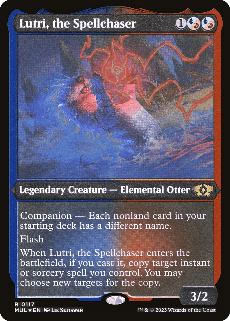 Lutri, the Spellchaser (Foil Etched) [Multiverse Legends] MTG Single Magic: The Gathering  | Multizone: Comics And Games