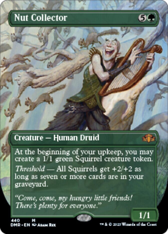 Nut Collector (Borderless Alternate Art) [Dominaria Remastered] MTG Single Magic: The Gathering  | Multizone: Comics And Games