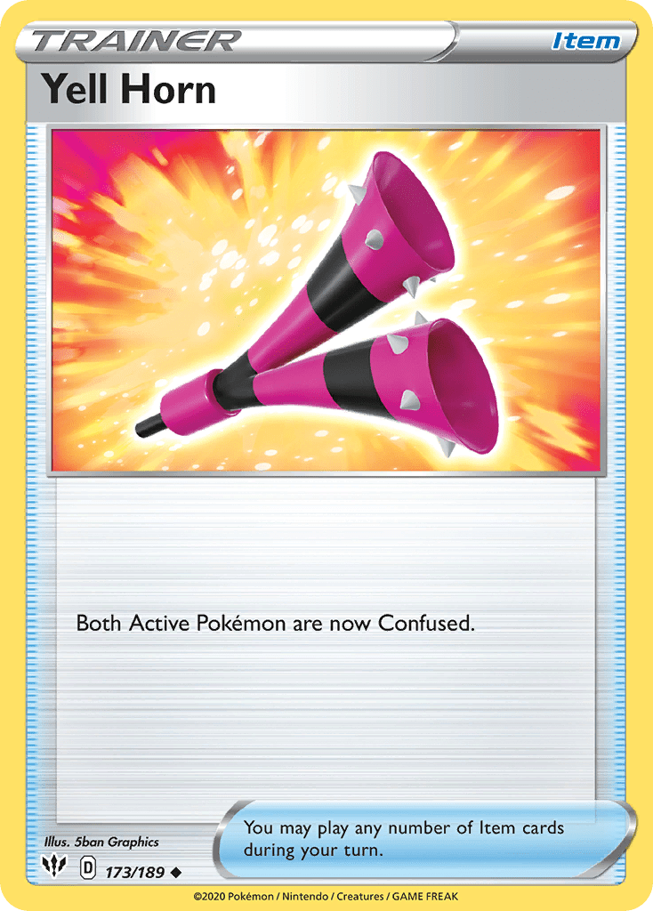 Yell Horn (173/189) [Sword & Shield: Darkness Ablaze] Pokemon Single Pokémon  | Multizone: Comics And Games