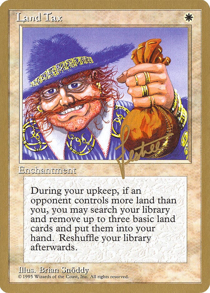 Land Tax (Bertrand Lestree) [Pro Tour Collector Set] MTG Single Magic: The Gathering  | Multizone: Comics And Games