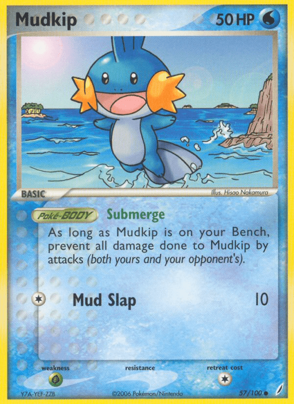 Mudkip (57/100) [EX: Crystal Guardians] Pokemon Single Pokémon  | Multizone: Comics And Games