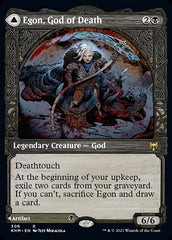 Egon, God of Death // Throne of Death (Showcase) [Kaldheim] MTG Single Magic: The Gathering  | Multizone: Comics And Games