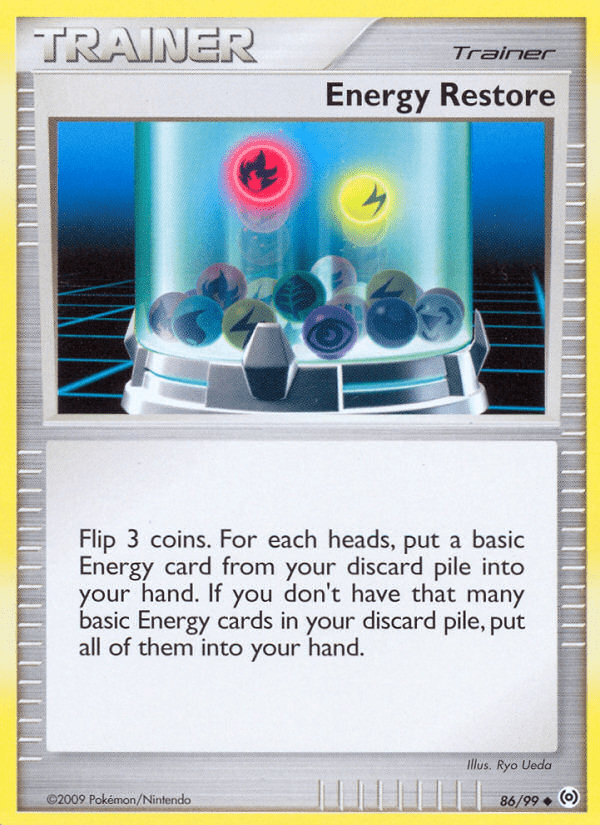 Energy Restore (86/99) [Platinum: Arceus] Pokemon Single Pokémon  | Multizone: Comics And Games