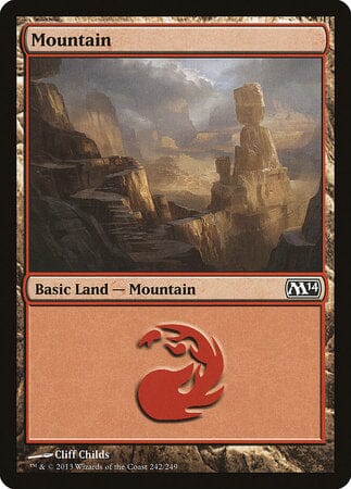 Mountain (242) [Magic 2014] MTG Single Magic: The Gathering  | Multizone: Comics And Games