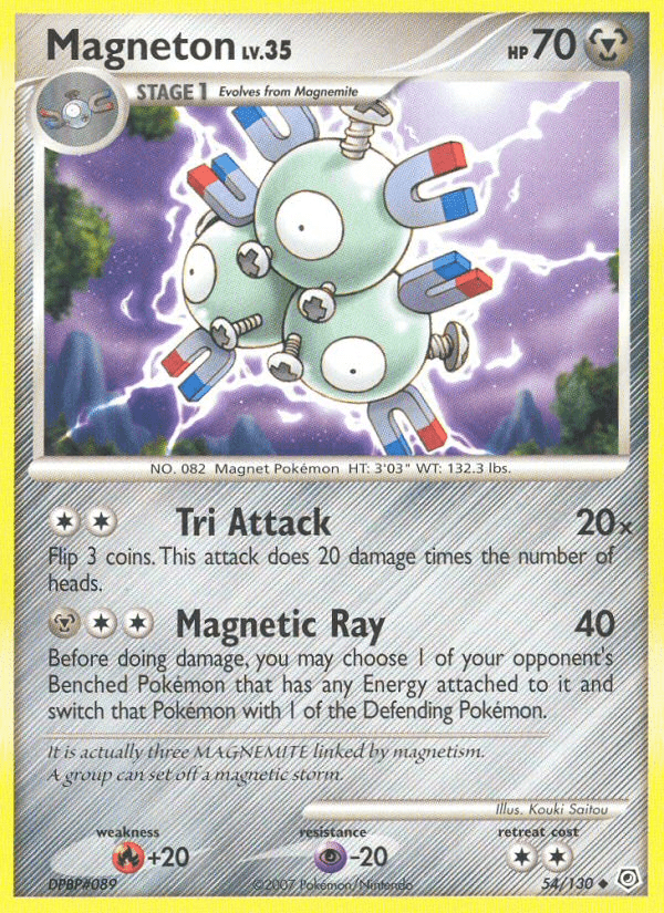Magneton (54/130) [Diamond & Pearl: Base Set] Pokemon Single Pokémon  | Multizone: Comics And Games