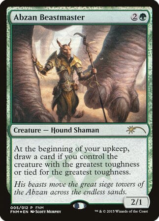 Abzan Beastmaster [Friday Night Magic 2015] MTG Single Magic: The Gathering  | Multizone: Comics And Games