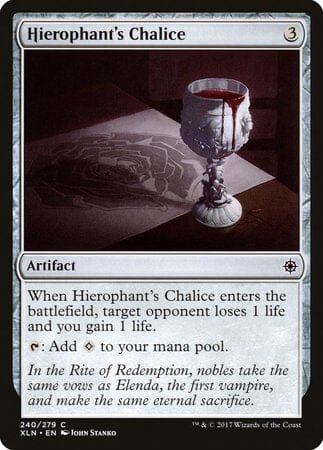 Hierophant's Chalice [Ixalan] MTG Single Magic: The Gathering  | Multizone: Comics And Games